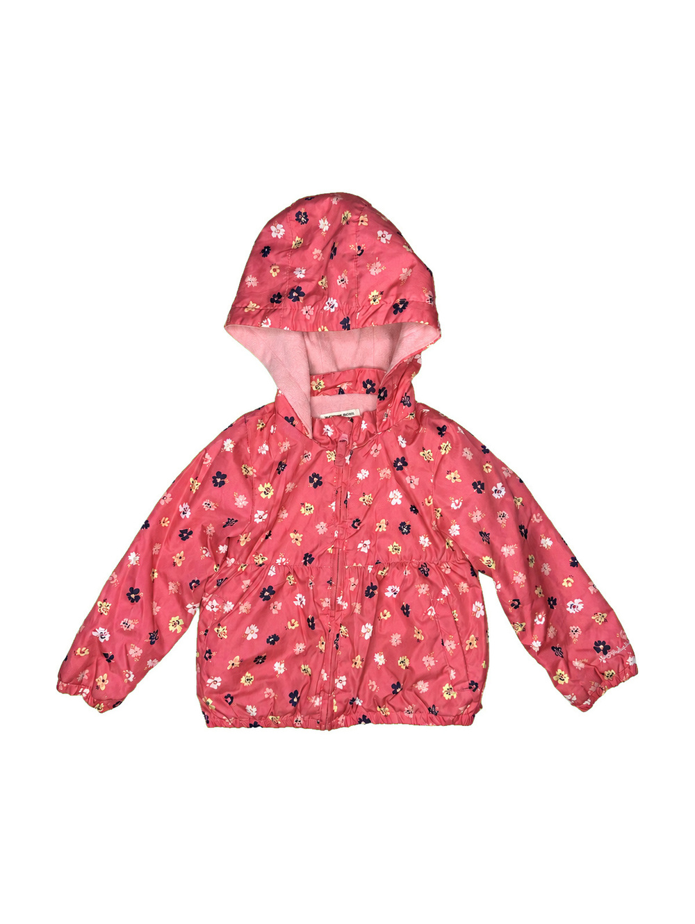 OshKosh B'gosh Pink Floral Hooded Jacket for Toddlers Size 2T
